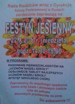 Festyn Jesienny w rudzkiej szkole